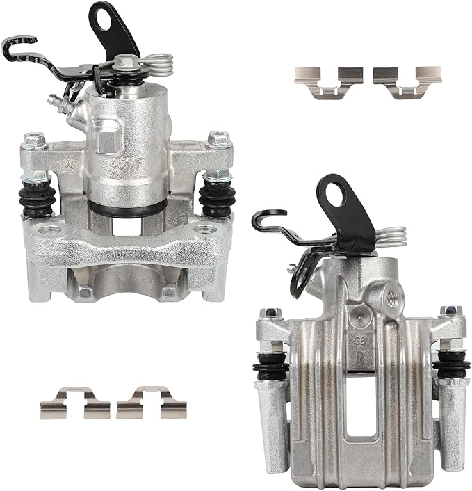 SCITOO Rear Brake Calipers With Bracket 19B6650 19B6651 Compatible For Audi For A3 2010-2013,For Volkswagen For Type 1 2013-2019,For Volkswagen For Golf 2011,For Volkswagen For Jetta 2012-2018