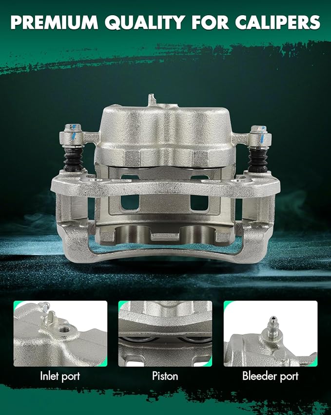 SCITOO Front Left Brake Caliper With Bracket 19B2710 Compatible For Hyundai For Santa Fe 2001-2006,For Hyundai For XG300 2001,For Hyundai For XG350 2002-2003