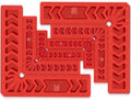 Positioning Squares, 90 Degree Corner Clamp, Right Angle Clamp Woodworking Tool, Carpentry Squares, Carpenter Tool for Picture Frames, Cabinets or Drawers, Set of 6（3" 4"6"）