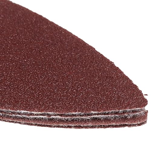 200Pcs Finger Sanding Pads, Hook and Loop Finger Sandpaper for Finger Oscillating Multi Tool Sanding Pad, Grit 40/60/80/100/120/180/240, for Wood/Plaster Other Surfaces Polish Sanding