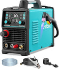 Plasma Cutter, [Pilot Arc] [Large LED Display] [Air Sensor] 65A bestarc Plasma Cutter Machine 110/220V Dual Voltage, 5/8 Inch Clean Cut 1 Inch Max Cut, Post Flow 2T/4T for Beginners DIY