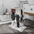 Foldable Drying Rack Clothing,Clothes Drying Rack Folding Indoor and Outdoor Rack,Laundry Drying Rack Collapsible-Black+White