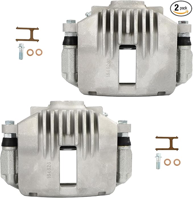 cciyu Rear Left & Right Brake Calipers Assembly w/Bracket 18B4627 18B4626 1994 1995 1996 For Chevy For Caprice,1994 1995 1996 For Chevy For Impala