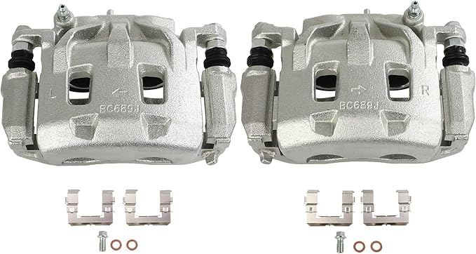 SCITOO 19B3349 19B3348 Front Left & Right Disc Brake Calipers Assembly w/Bracket For Subaru For B9 Tribeca/For Forester/For Legacy/For Outback/For Tribeca/For WRX
