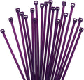 XINGO 1000 PCS 8 inch Cable Zip Ties, 18lb Strength, Small Tie Wraps Self-Locking Nylon Zip Ties for Indoor and Outdoor Use (Purple)