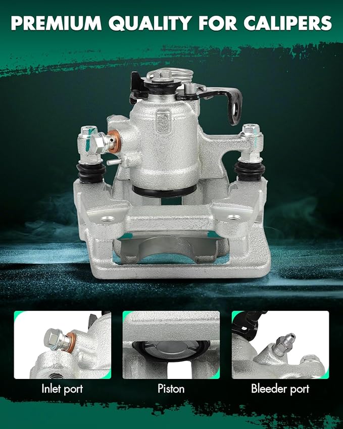 SCITOO 19B3414 19B3415 Rear Left & Right Disc Brake Calipers Assembly w/Bracket For Audi For A4 2005-2009,For Audi For A4 Quattro 2005-2009