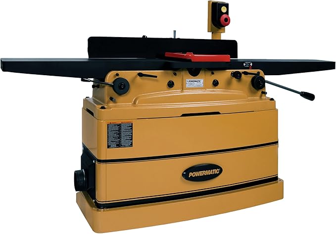 Powermatic ArmorGlide 8-Inch Parallelogram Jointer, Helical Cutterhead, 2 HP, 230V 1Ph (Model PJ-882HHT)