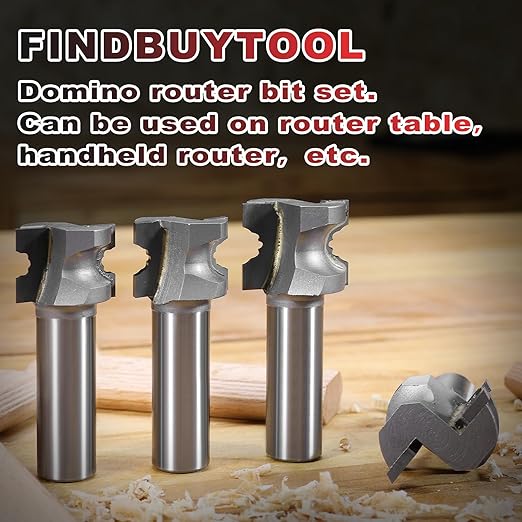 FindBuyTool Router Bits Tool Set for Festool Domino Tenons