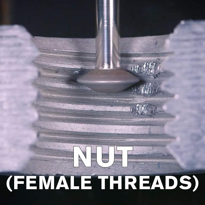 Repair Kits - Faster & Easier to Chase, Restore & Clean Internal or External Threads, All in One Universal Thread Files Set, Inch, Metric, Grooves, Glands, Acme & Buttress