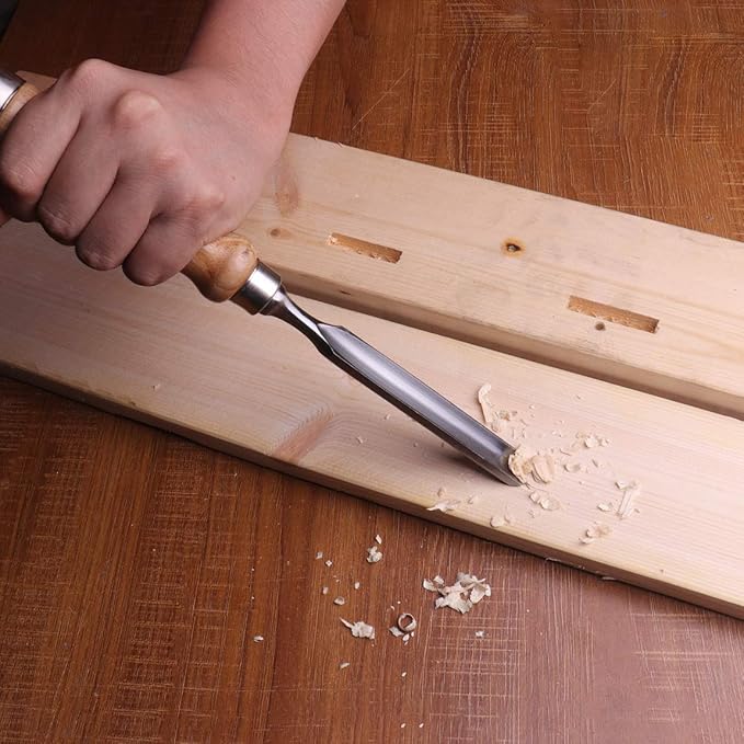 Atoplee Wood Carving Gouge Chrome Vanadium Steel Semi-Circular Carpenter Woodworking Chisel (18mm(3/4"))