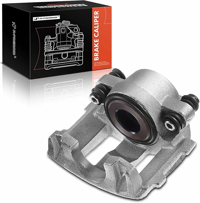 A-Premium Disc Brake Caliper Assembly Without Bracket Compatible with Select Jeep Models - Cherokee, Comanche, Grand Cherokee, TJ, Wagoneer, Wrangler - Front Right Passenger Side