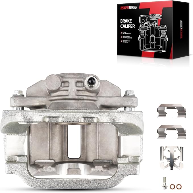 Torchbeam Rear left Driver Side Brake Caliper for Chevrolet GMC Cadillac for 1999-2002 Silverado 1500 / Sierra 1500, 2001 Tahoe, 2000-2001 Suburban 1500, 2000-2002 DeVille, 2003-2005 Astro #18B4726