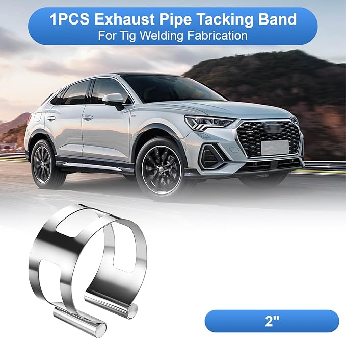 2 Inch Stainless Steel Exhaust Clamp, Universal for Welding and Exhaust Pipe Repair (2 inches)