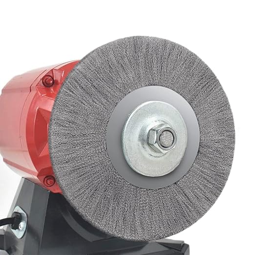 5 Inch Stainless Steel Wire Crimped Wheel Brush with 5/8" Bore for Angle Grinder Derusting Cleaning and Surface Polishing 1Pc