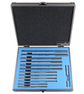 Accusize Industrial Tools Dowel Pin Reamer Size: 0.1230" Thru 0.4995", HSS M2 Premium Chucking Reamer Set, Right Hand Cut, 14 pcs Set, 5528-ST00