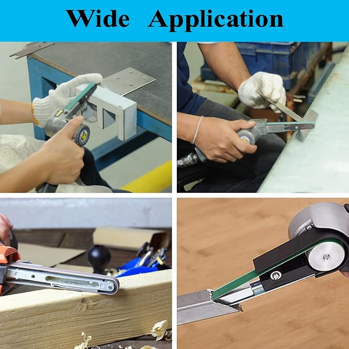 30 Pcs 1/2" x 18" Zirconia Sanding Belts, 80 Grit 1/2x18 Inch Sanding Belts for Air File Belt Sander, Zirconia Belt Sander Belts for Metal Polishing (1/2x18in, 80 Grit)