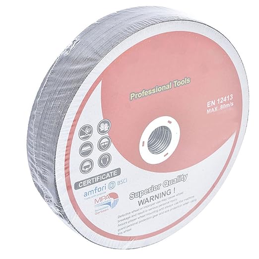 findmall 25 Pack 5"x.040"x7/8" Stainless Steel Cutting Discs - Suitable For Steel, Stainless Steel, Aluminum, Other Alloys