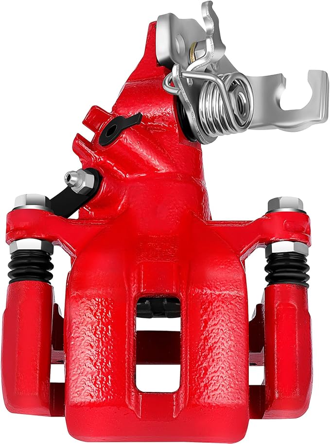 SCITOO 19-B2069 Disc Brake Caliper Assembly with Bracket Red Fit For Acura TSX 2004 2005 2006 2007 2008,For Honda For Accord 1998 1999 2000 2001 2002 2003 2004 2005 2006 2007