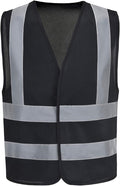AYKRM 12 colour High visibility viz vest hi vis viz reflective work construction safety vest (XS-8XL)