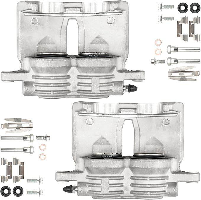 Torchbeam Rear Brake Calipers Set for Chevrolet Silverado 1500 2001-2006, GMC Sierra 1500 2001-2006, Chevrolet Tahoe 2000-2006, Rear Left and Rear Right Calipers Replace # 184764+184765