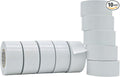WOD ETC766 Professional Grade General Purpose White Electrical Tape UL/CSA Listed core. Vinyl Rubber Adhesive Electrical Tape: 1.5 inch X 66 ft - Use at No More Than 600V & 176F (Pack of 10)