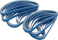 30 Pcs 3/8x13 Inch Zirconia Sanding Belts, 60 Grit Zirconia Sanding Belts for Air Belt Sander, 3/8 x 13 Sanding Belts for Metal Grinding (3/8x13in, 60 Grit)