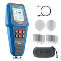 TESMEN TCG-2001 Paint Thickness Gauge for Cars, Digital Paint Meter with Data Bar Graph, 4-Way Backlit Color Screen, Car Paint Mil Thickness Tester with Limit Alarm for Used Car Buyers - Blue