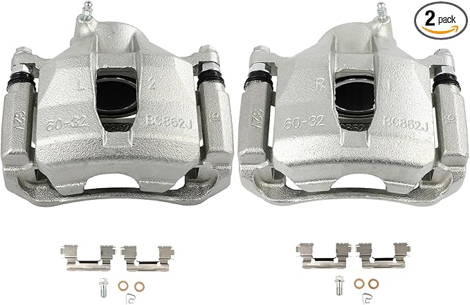 SCITOO 19B6041 19B6040 Front Left & Right Disc Brake Calipers w/Bracket Fit For Lexus For GS300 2006,For Lexus For IS250 2009-2015, Single Piston