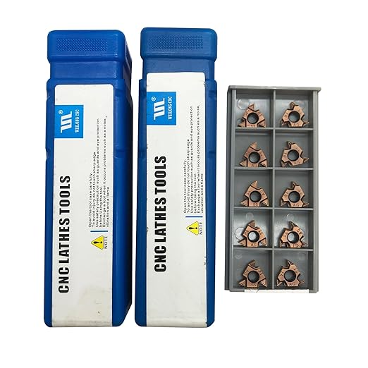 Lather Threading Tool Bit Set External Internal Threading Boring Bars Turning Tool Holders with 11IR AG60 16ER 16IR AG60 Carbide Threading Inserts (2pcs 5/8 Holders + 16ER IR AG55)