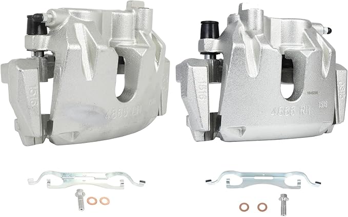 SCITOO 18B5297 18B5296 Front Left & Right Disc Brake Calipers Assembly w/Bracket For Dodge For Durango 2011-2018,For Jeep For Grand Cherokee 2011-2017