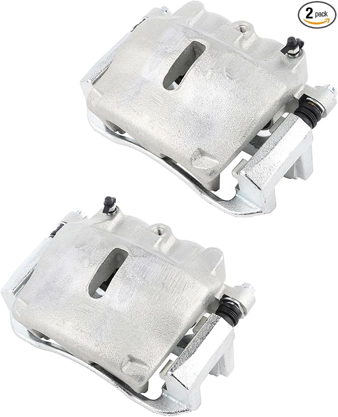 cciyu Front Left & Right Brake Calipers Assembly w/Bracket 18-B4975 18-B4974 For Ford For F-150 2005-2008,For Ford For Lobo 2005-2008,For Lincoln For Mark LT 2006-2008