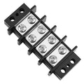 GLOSO TBE Double Row Stainless Terminal Blocks, Marine Grade, 4-14 AWG Cu, 75A/600V - 1 Pack, 4 Poles