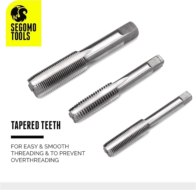 Segomo Tools Metric & SAE 261 Piece HSS Drill Thread Repair Kit & 110 Piece Tap & Die Tool Set Bundle - THREAD261-110SAE