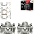 Torchbeam Front Brake Calipers Set for Nissan Altima 2013-2021, Nissan LEAF 2014-2017, Front Left and Front Right Calipers Replace # 19B7102+19B7103