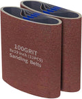 12 Packs 8 x 19 inch 100 Grit Cloth Floor Sanding Belts Ideal for Sanding Commercial and Residential Flooring