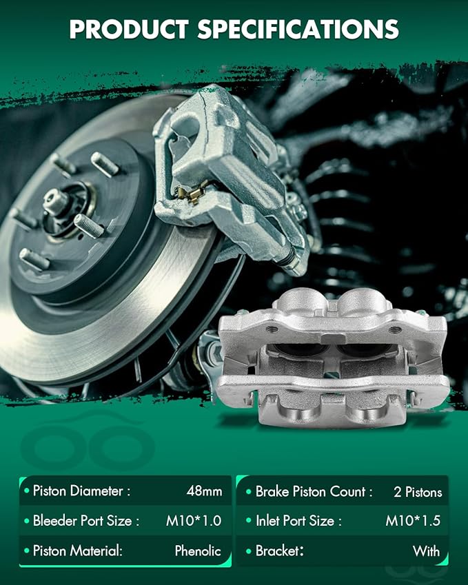 SCITOO 18B5004C Front Right Disc Brake Caliper Assembly w/Bracket For Chevrolet For Colorado 2009-2012,For GMC For Canyon 2009-2012