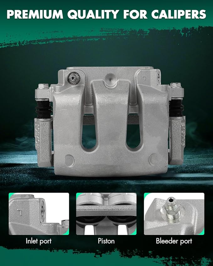 SCITOO 18B4929 Front Left Disc Brake Caliper Assembly w/Bracket For Ford For Mustang 2005-2010