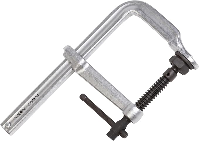 Wilton Heavy-Duty F-Clamp, 8" Opening, 5-1/2" Throat, 2660 Lbs. Clamping Force (Model GSM20)