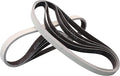 1/2 x 18 Inch 5000 Grit Sanding Belts 10 Pack -Ultra Fine Pyramid Alumina Abrasive Belts for Air File Belt Sander, Auto Clear-Coat, Woodworking & Metal Finishing