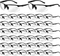 Kathfly 36 Pcs Safety Glasses Work Scratch Resistant Glasses Protective Safety Goggles Eyewear with Lens(White)