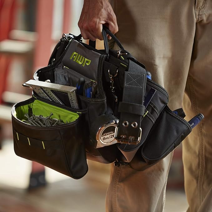 AWP Tool Belt, Tool Rig, Durable, Premium Tool Belt Organizer