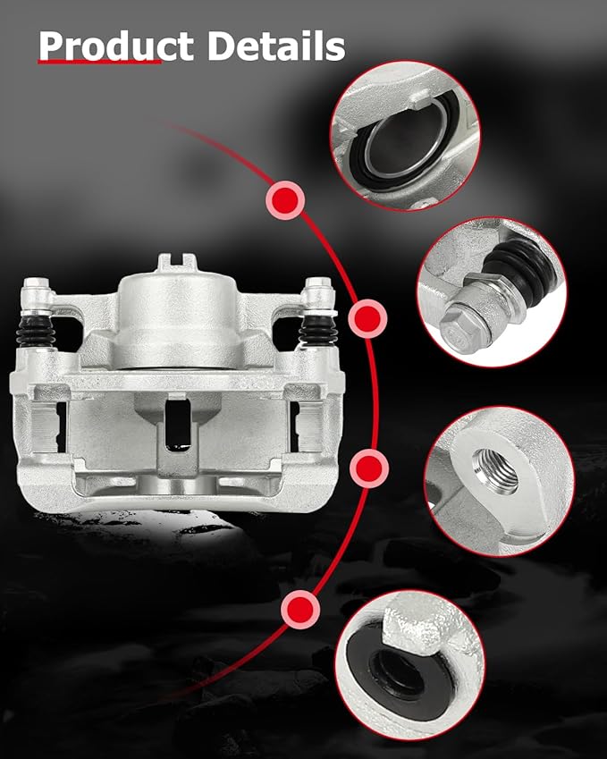 cciyu Front Right Brake Caliper Assembly w/Bracket 19B3429 2008 2009 2010 2011 2012 2013 For Nissan For Rogue,2014 2015 For Nissan For Rogue Select,2010 2011 2012 2013 For Suzuki For Kizashi