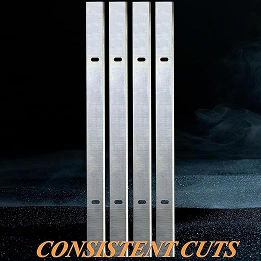 Planer Blades 261mm HSS Planer Knives 10-2/7 Inch Jointer Knives for Scheppach HMS1070 HMS850 HMS2000, Jet JPT-10B, Erbauer EPT1500, SRF-254-1600S,261x16.5x1.5mm,4 Pcs