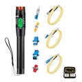 Fiber Optic Cable Troubleshoot Kit - 1pc Visual Fault Locator & 1pc FC to LC Adapter & 4pcs Couplers(LC, SC, ST, FC) & 3 Short Patch Cords (Mode Number: VFL-30)