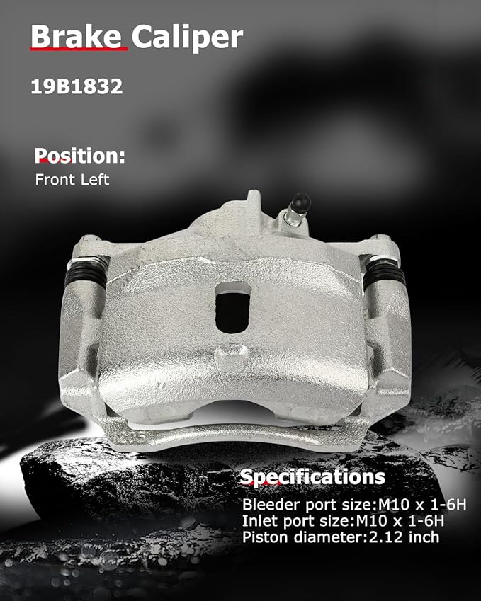cciyu Front Left Brake Caliper Assembly w/Bracket 19B1832 1997 1998 1999 2000 For Acura For EL,1996 1997 1998 1999 2000 2001 2002 2003 2004 2005 2006 2007 2008 2009 2010 2011 For Honda For Civic