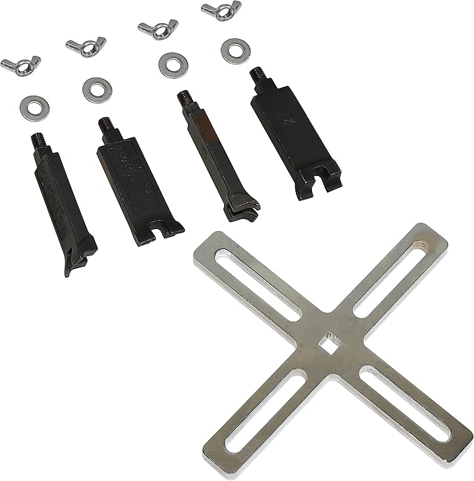 DPTOOL Adjustable Fuel Tank LID Wrench 4 Jaws Fuel Pump Sender Cover Remove Spanner Tool 55mm-160mm