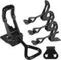 8PCS Adjustable Toggle Clamp 360 lbs Holding Capacity Toggle Latch Hasp Clamp GH-4001 Lockable Quick Release Pull Latch Black Metal Draw Latch for Door, Box Case Trunk, Smoker Door, Jig