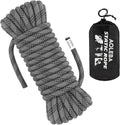 AOLEBA 10.5 mm Static Climbing Rope 10M(32ft) 20M(64ft) 30M(96ft) 50M(160ft) 70M(230ft) Outdoor Rock Climbing Rope, Escape Rope Ice Climbing Equipment Fire Rescue Parachute Rope
