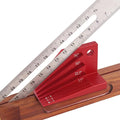 Multi-Angle Bevel Gauge Block, Universal Miter Angle Finder with 15°-45°Miter Angles, Woodworking Measuring Tool for Router and Carpentry Projects