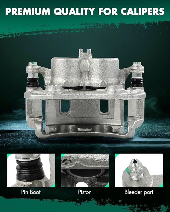 SCITOO Front Left Brake Caliper With Bracket 19B2639 Compatible For Nissan For Frontier 2003-2004,For Nissan For Xterra 2000-2004